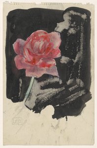 Rose rouge - Carel Adolph Lion Cachet