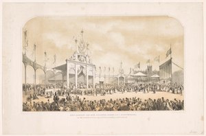 Le roi Guillaume III pose la première pierre du monument commémorant la libération des Français - Carel Christiaan Antony Last