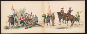 Mascarade des étudiants de Leyde, 1850 (plaque 12) - Carel Christiaan Antony Last
