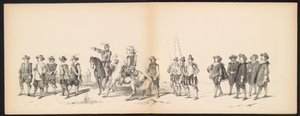 Mascarade des étudiants de Leyde, 1850 (plaque 2) - Carel Christiaan Antony Last