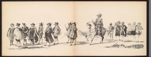 Mascarade des étudiants de Leyde, 1850 (plaque 6) - Carel Christiaan Antony Last