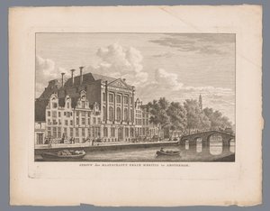 Vue sur Felix Meritis à Amsterdam - Carel Frederik Bendorp (I)