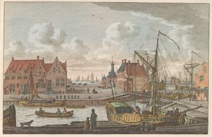 Havenpoort van Harlingen, ca. 1790 - Carel Frederik Bendorp (I)