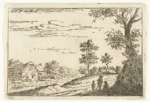 Paysage avec ferme (série de paysages)