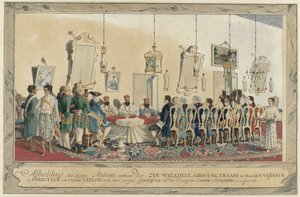 Réception des envoyés du roi de Kandy par le gouverneur Imam Falck