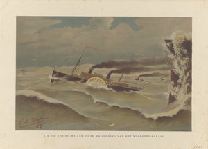 Le navire Willem III lors de l