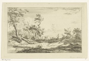 Chasseur dans un paysage - Carel Lodewijk Hansen