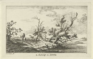 Cavalier dans un paysage - Carel Lodewijk Hansen