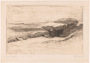 Dolmen de Rondossec sur la côte près de Plouharnel - Carel Nicolaas Storm van 