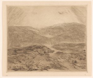 Paysage de dunes avec rayons de soleil