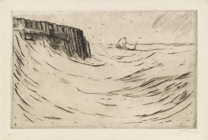 Jetée à Flessingue - Carel Nicolaas Storm van 