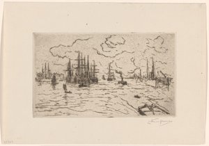 Navires sur la Meuse