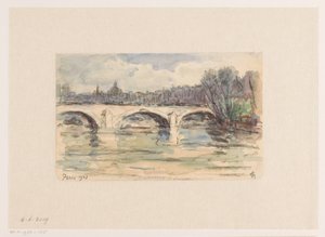 Pont sur la Seine, Paris