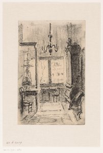 Intérieur de la maison de Simon van Gijn au Nieuwe Haven à Dordrecht