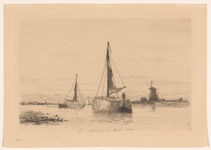 Le Vecht près de Weesp - Carel Nicolaas Storm van 