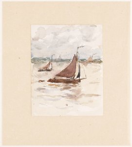 Bateaux de pêche à voile sur l