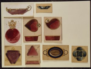 Collection de dessins de plats, Maison de Carl Fabergé
