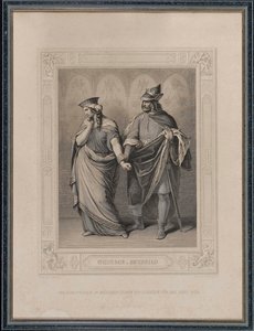 Le Chant des Nibelungen. Gunther et Brunhild, 1860 - Carl Arnold Gonzenbach