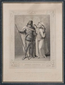 Le Nibelungenlied. Siegfried et Kriemhild, 1860 - Carl Arnold Gonzenbach