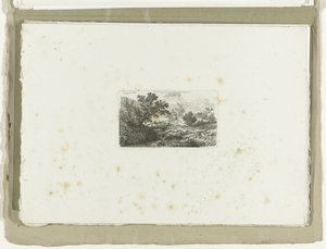 Paysage avec pont sur un ruisseau (Seize paysages) - Carl August Lebschee