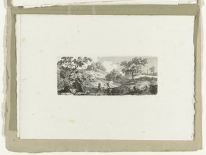 Voyageurs près d