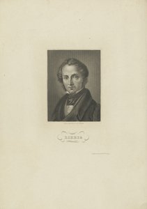 Portrait du chimiste Justus von Liebig, c. 1840