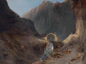Construction du Pont du Diable - Carl Blechen