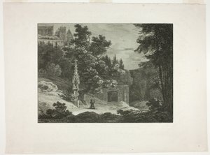 Pèlerin dans les bois