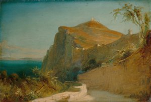 Rocher de Tibère, Capri - Carl Blechen