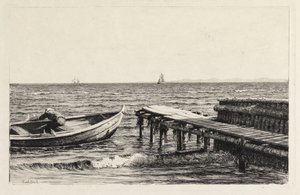 Le bateau près du pont