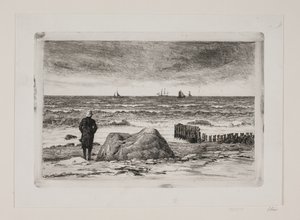Temps venteux. Scène marine - Carl Bloch
