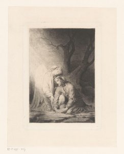 Christ réconforté par un ange au jardin de Gethsémani - Carl Bloch