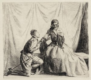Le jeune homme et la mort - Carl Bloch