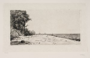 De la côte nord de la Zélande. La plantation de Hornbæk