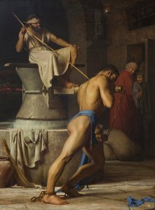 Samson et les Philistins - Carl Bloch