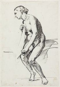 Études pour la peinture du musée "La fille de Jaïre" - Carl Bloch