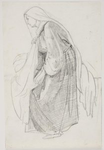 Études pour la peinture du musée "La fille de Jaïre" (kms835) - Carl Bloch