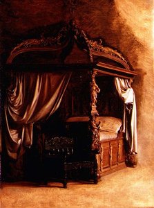 Le lit royal du roi Christian IV de Danemark (1577-1648)