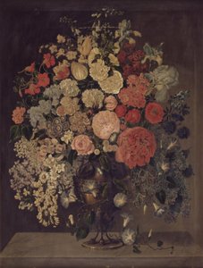 Un grand vase avec des fleurs - Carl Christian Seydewitz