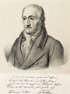 Portrait de Johann Wolfgang von Goethe - Carl Christian Vogel von Vogelstein