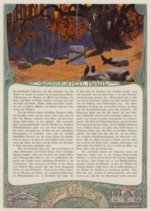 Bosquet des chaînes des Semnones - Carl Emil Doepler