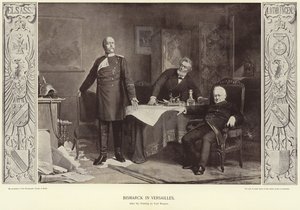 Bismarck à Versailles - Carl Ernst Ludwig Wagner