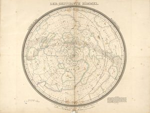 Le ciel étoilé - hémisphère nord - Carl Ferdinand Weiland
