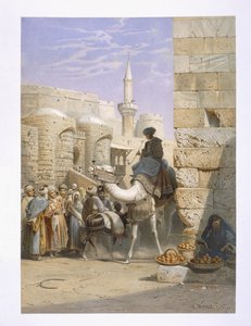 Vie de rue au Caire - Carl Friedrich Heinrich Werner