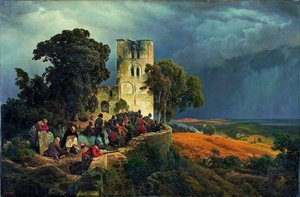Le siège - Carl Friedrich Lessing