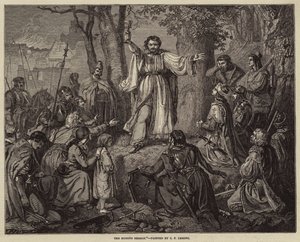 Le sermon hussite - Carl Friedrich Lessing