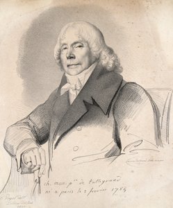Charles Maurice Prince de Talleyrand, pub. 1834 - Carl Friedrich Otto Vogel