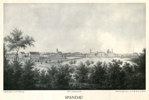 Vue de la ville de Spandau vers 1860 - Carl Frühsorge