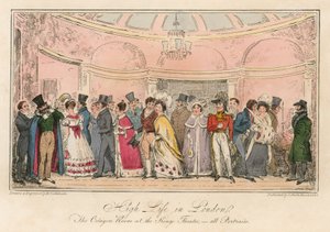 La haute société de Londres : La salle octogonale au King