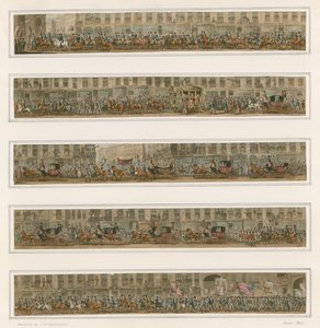 Le défilé du Lord Maire, vers 1824 - Carl Georg Adolph Hasenpflug